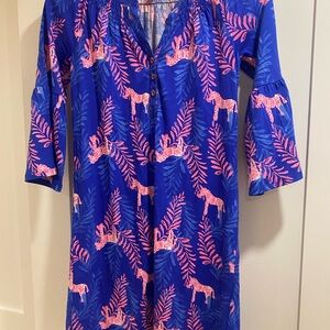 Lilly Pulitzer Blue and Pink Dress